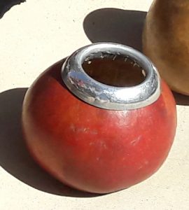 Mate made of calabash