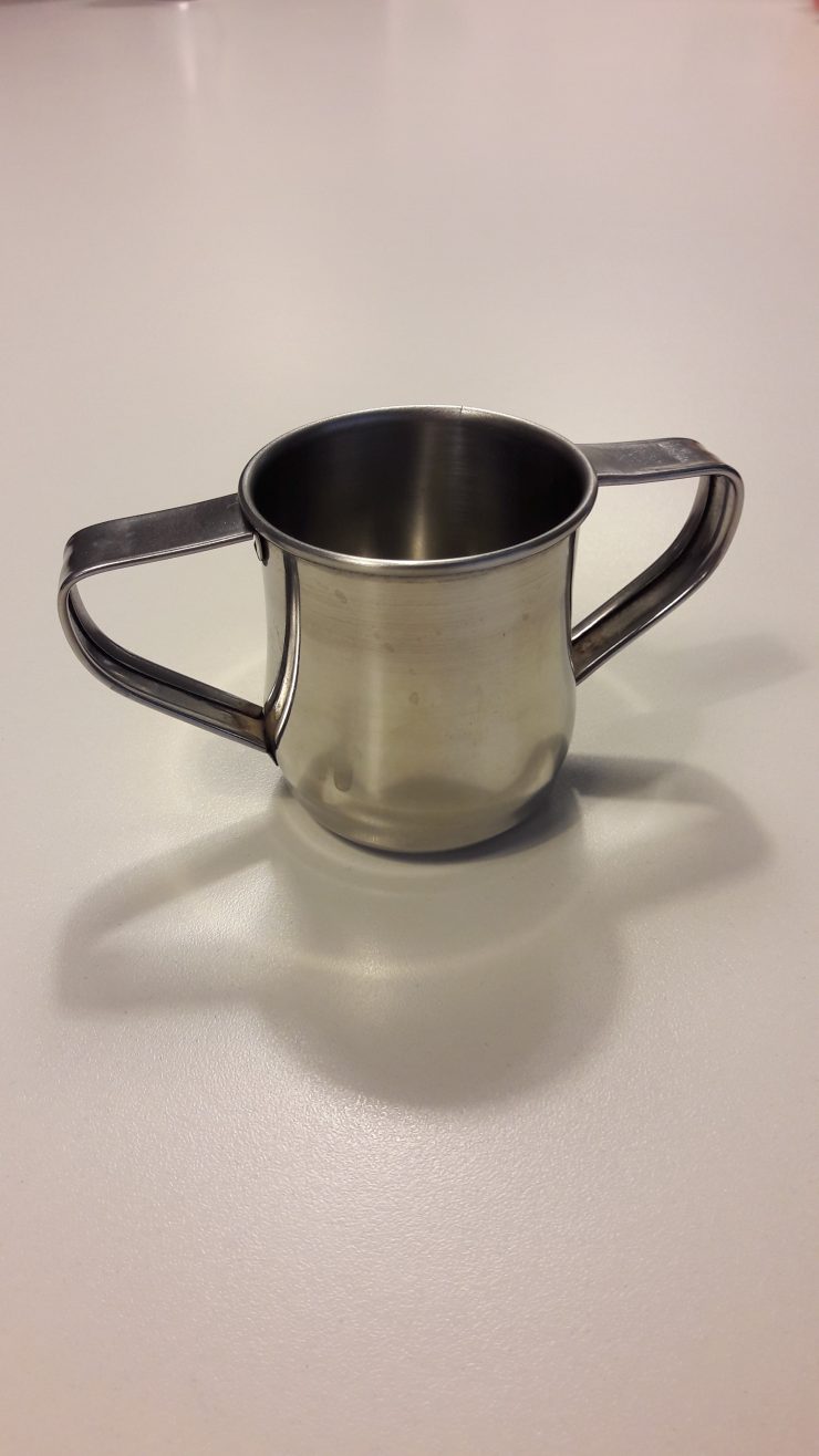 Metal Stainless Steel mate with 2 handles