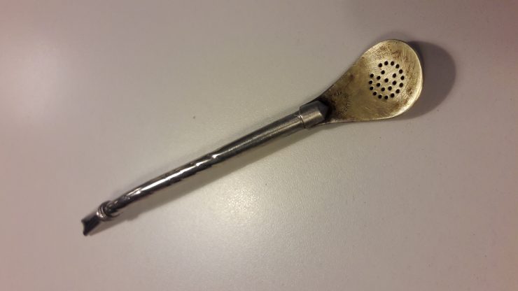 Bombilla made from Alpaca