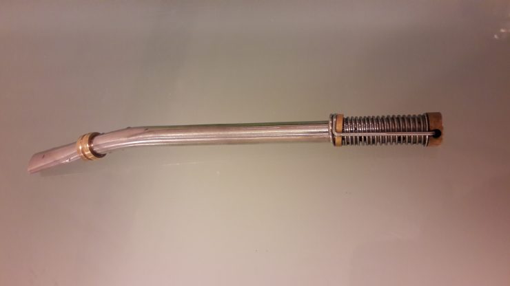 Bombilla made of stainless-steel with helical top