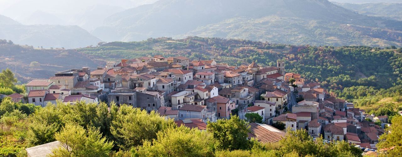 Mountain landscape in Calabria, southern Italy