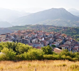 Mountain landscape in Calabria, southern Italy