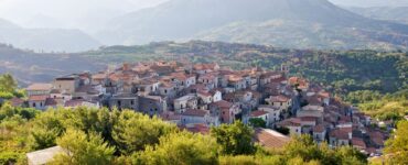 Mountain landscape in Calabria, southern Italy