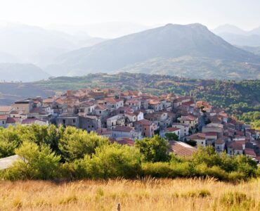 Mountain landscape in Calabria, southern Italy
