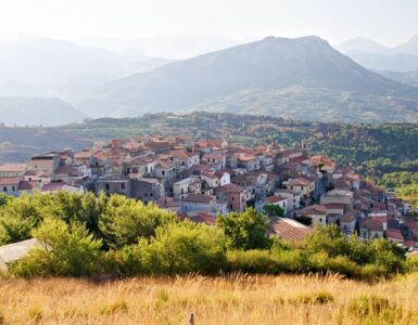 Mountain landscape in Calabria, southern Italy